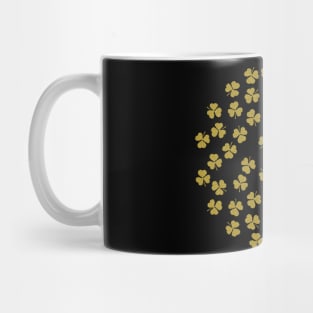 Shamrocks Gold for St Patricks Day Mug